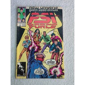 Psi-Force Annual #1 Marvel Comic Book 1987 New Universe